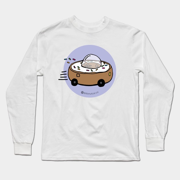 Donut Car - Let's Roll (Grape) Long Sleeve T-Shirt by donutcarco